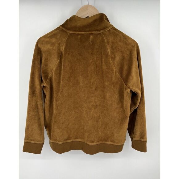 Madewell MWL Copper Velour Jogging Lounge Set Pullover Sweatpants Size Small - Picture 7 of 7